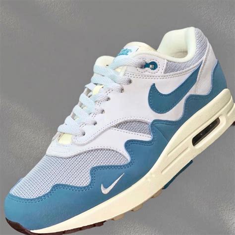 nike air max 1 patta blauw|air max 1 patta waves.